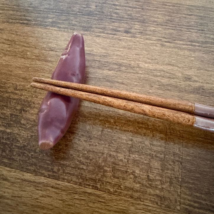 Sweet Potato Chopstick Rest