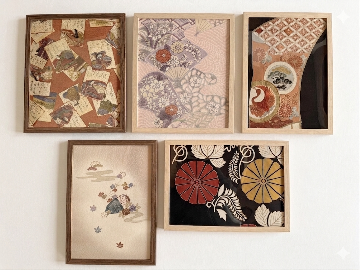 Kimono in frame set