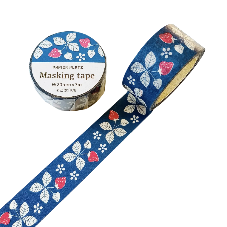 Washi Tape – Strawberries by Otome Insatsu