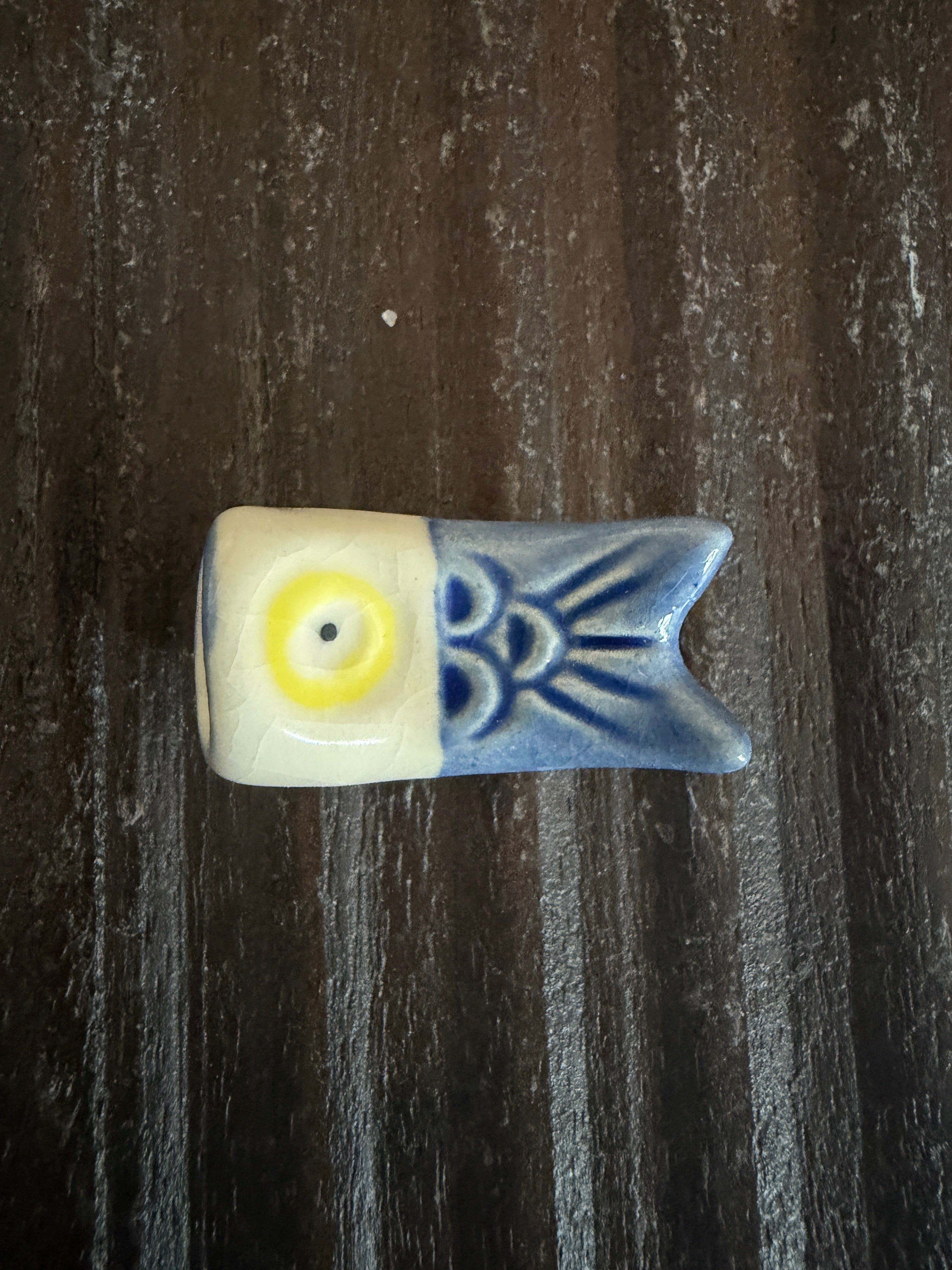 Koi chopstick rest