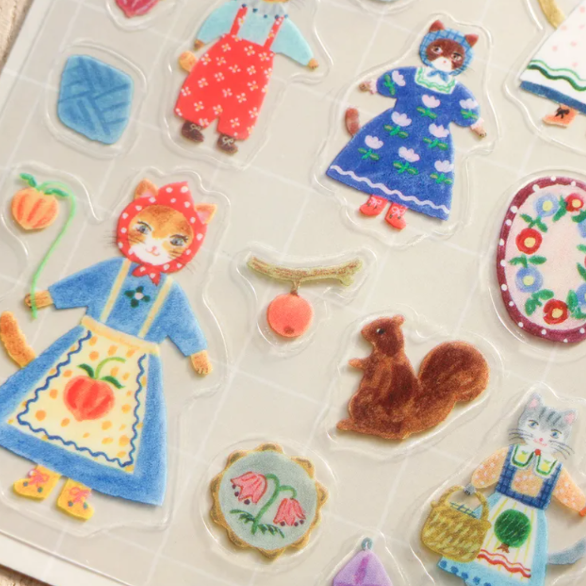 Stickers – Cats and Buttons by Aiko Fukawa
