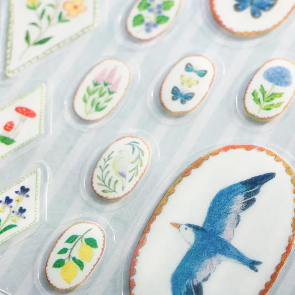 Naklejki – birds song × deer dream by Midori Asano