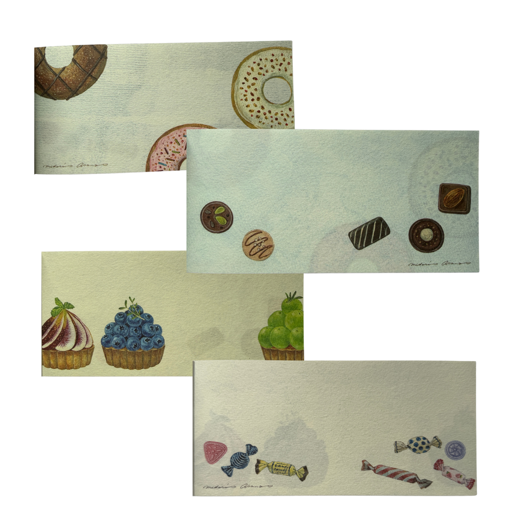 Papier listowy – three o'clock by Midori Asano