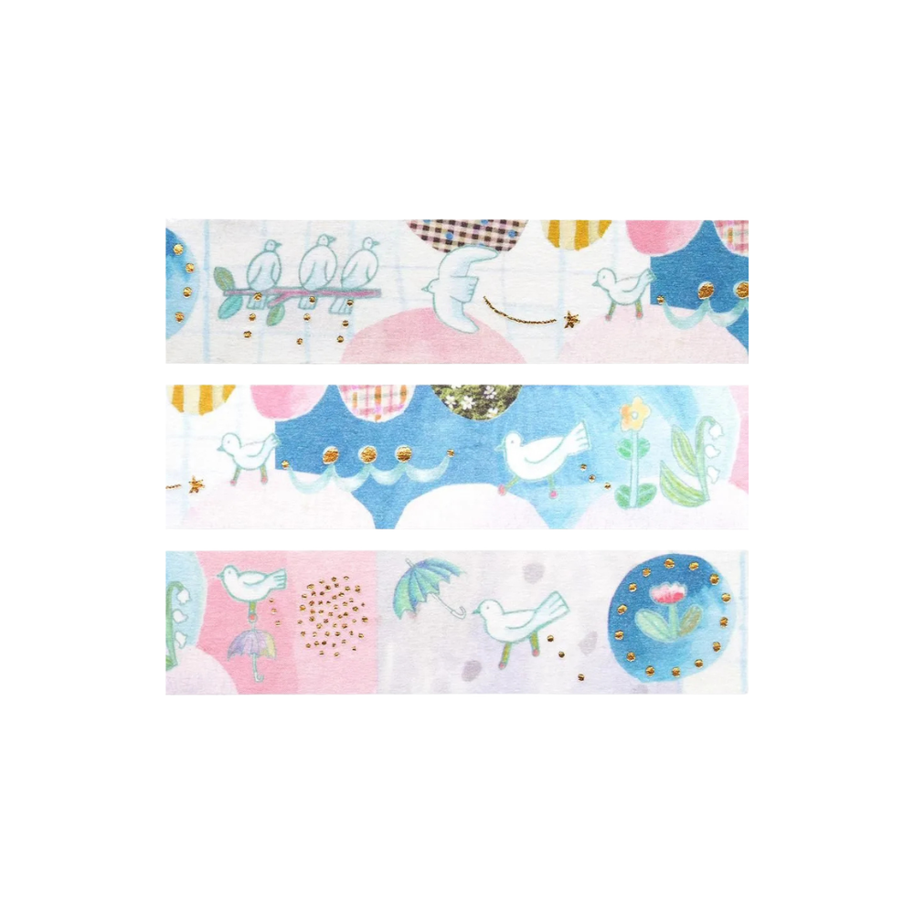 Washi Tape with Gold Details – TORI no OTOSHIMONO by CHIHIRO SONODA