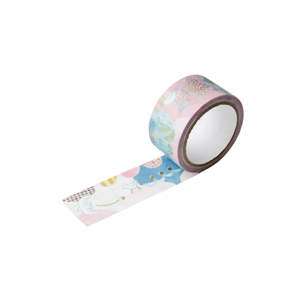 Washi Tape with Gold Details – TORI no OTOSHIMONO by CHIHIRO SONODA