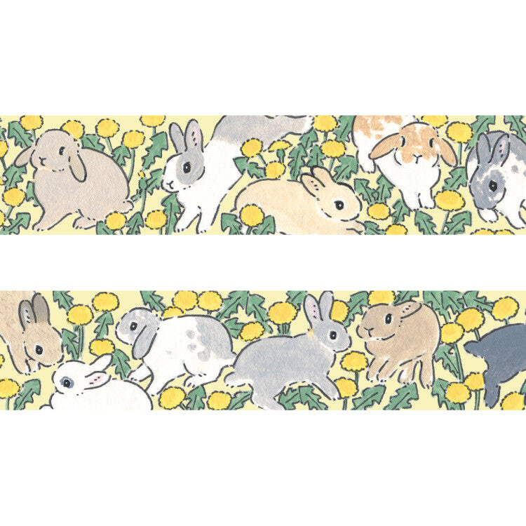 Taśma washi – Królik Usagi by Schinako Moriyama