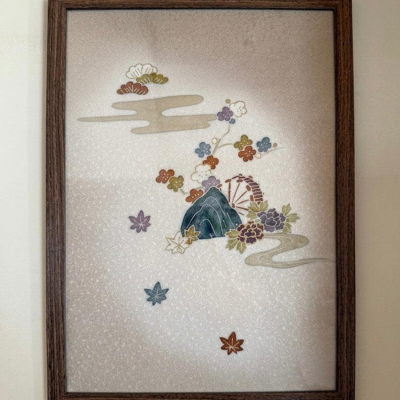 Tkanina kimono w ramie – Sansui