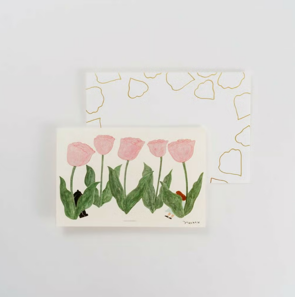 Birthday Card – Tulips by Necktie