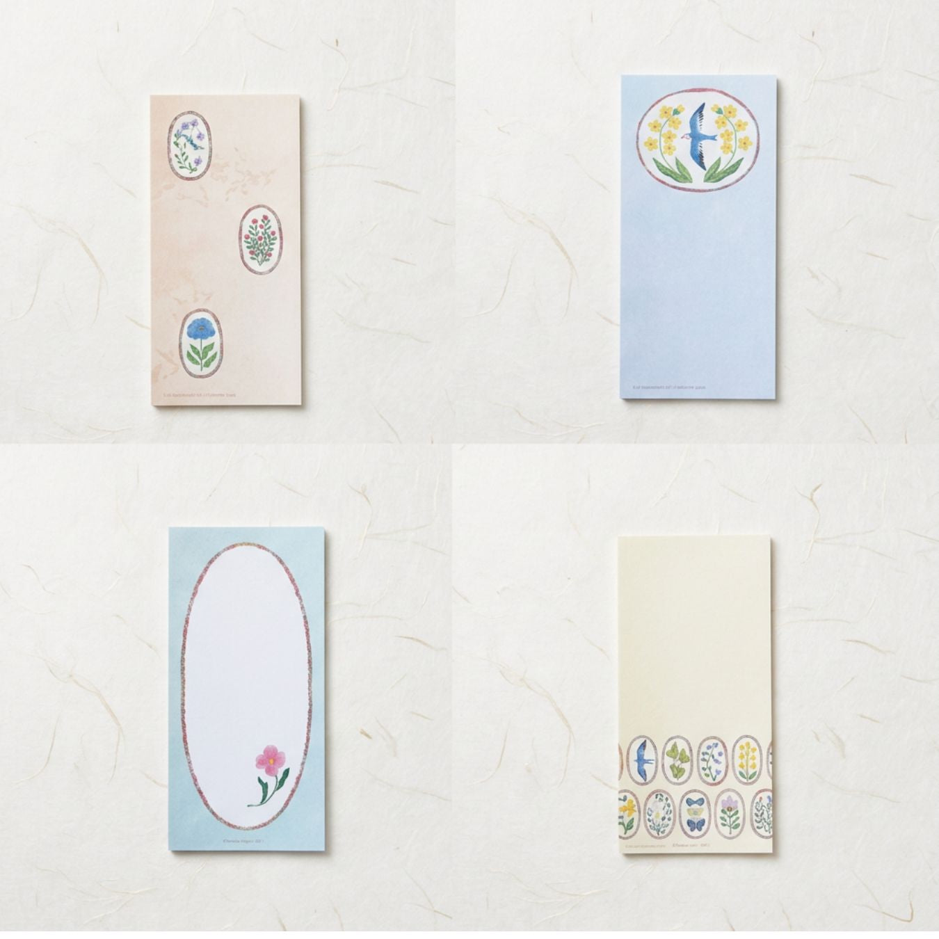 Papier listowy – birds song by Midori Asano