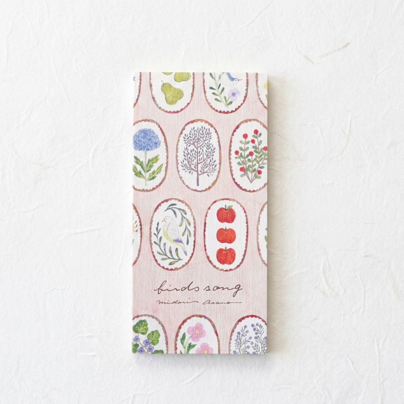 Papier listowy – birds song by Midori Asano