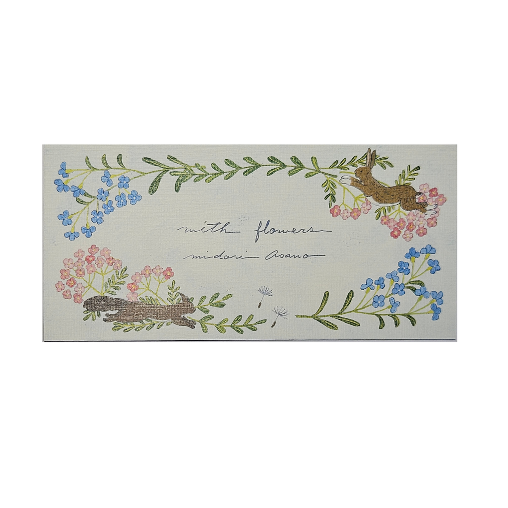 Papier listowy – With Flowers by Midori Asano